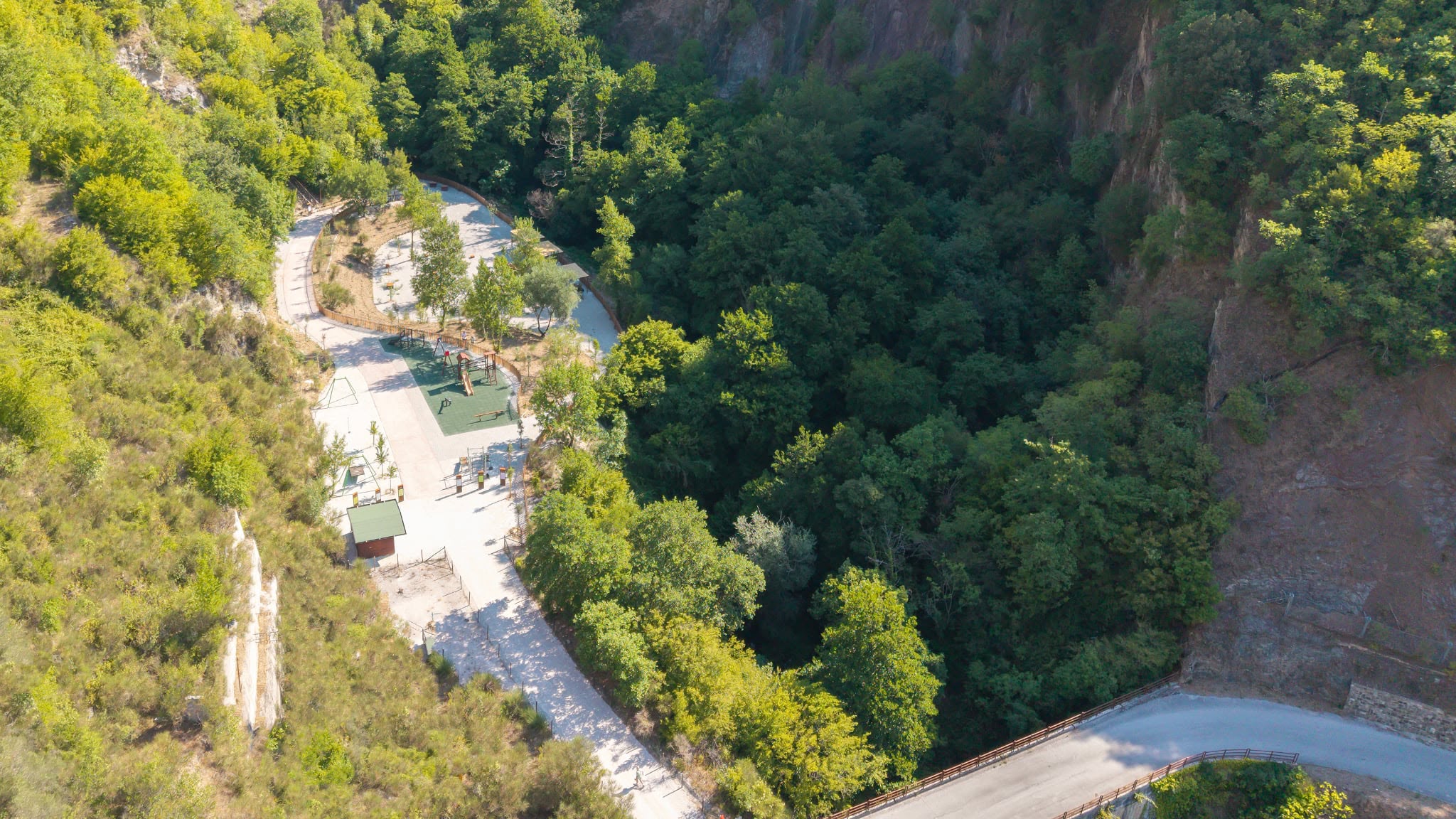 Veduta aerea del parco